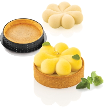 KIT SILIKOMART PROFESSIONNEL 8 TARTELETTES BLOSSOM